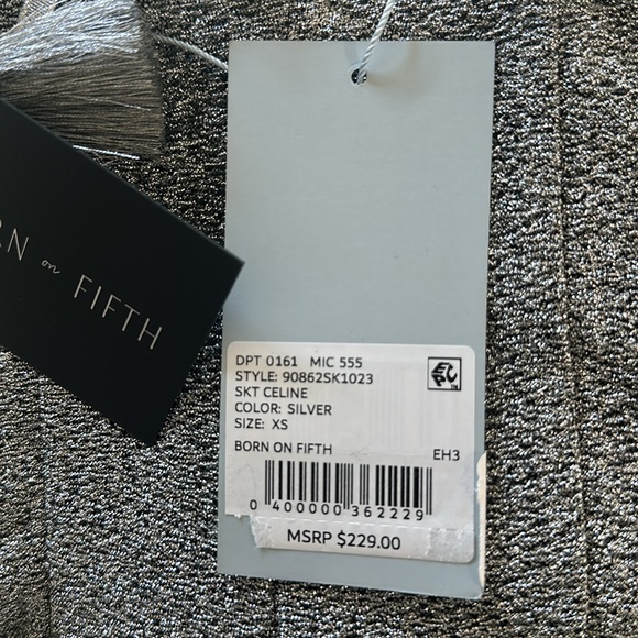 NWT Antonio Melani
x Born on Fifth Celine Metallic Midi Skirt - Picture 16 of 16